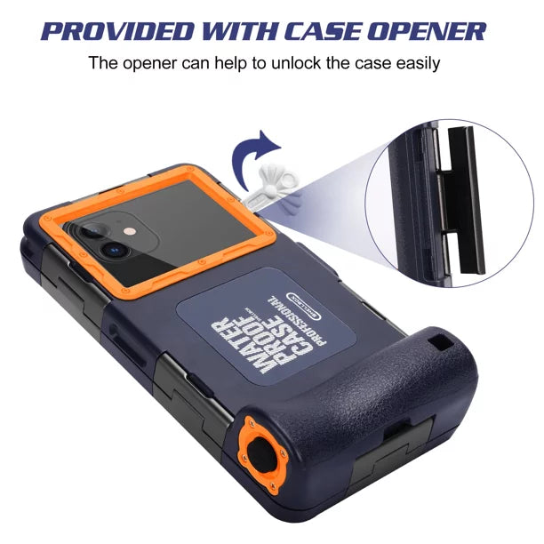 Surfing Waterproof Case to for Pro+ Lanyard Snorkeling Diving Housing Video Photo 5G Phones all Inch Oppo with 6.9 [15m/50ft] And Protective Underwater F19 LCD Swimming UrbanX Up Professional