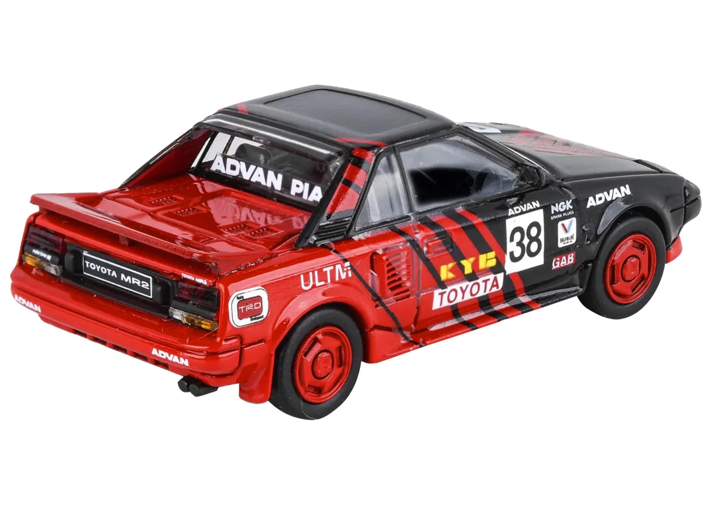 Models Model MR2 by Diecast MK1 Paragon Black and Red Autocross #38 Drive) Car 1985 Toyota RHD 1/64 Livery Hand (Right