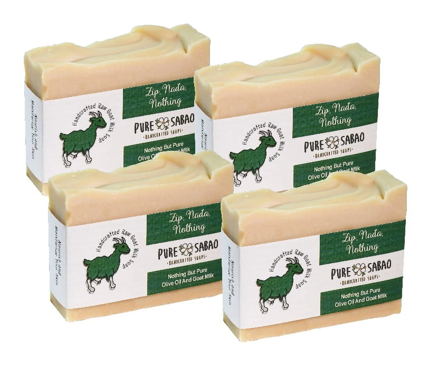 and Olive pack 4 – Skin Soap Perfect oil Milk for Sabao Pure – – – Goat Nada, Sensitive Nothing Zip,