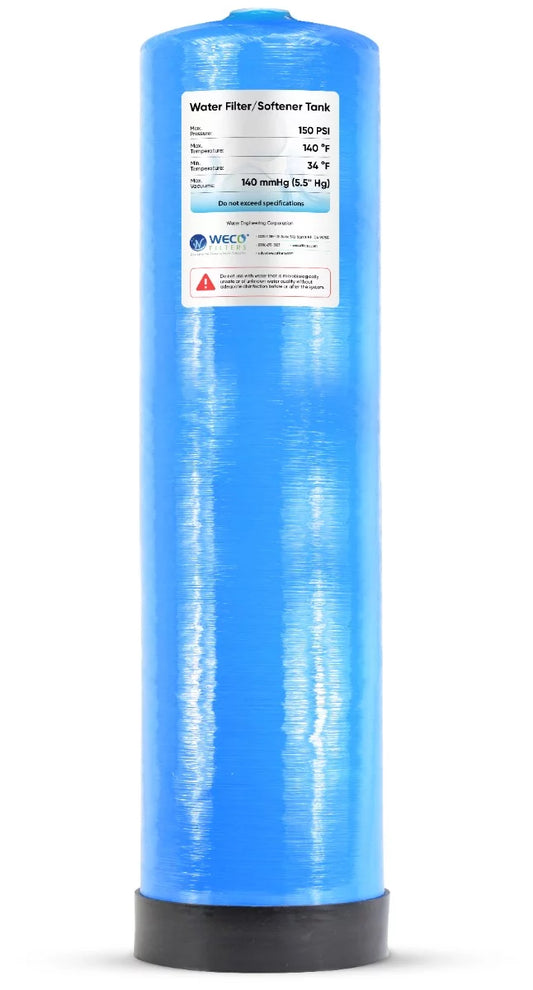 Filter Standard WECO / Tank 2.5" Applications Diameter 65" Softener Water Port 16" Height with x for Top Mineral