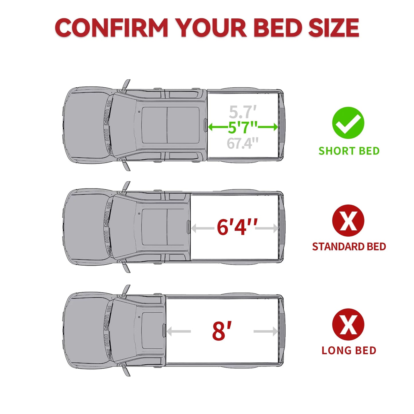 1500 ft Tonneau Ledkingdomus 8 3500 Bed for Quad-Fold Ram 2500 96.3" Dodge Soft Cover 2002-2023