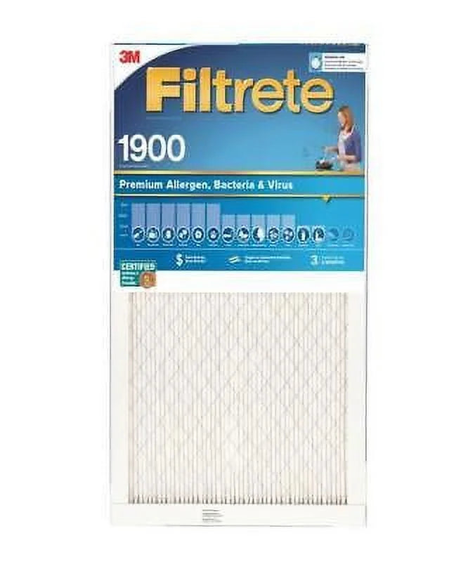 Air Pleated Filter in. Filtrete D x Allergen in. 1 H of x W 3M 20 25 (Pack 4) in.