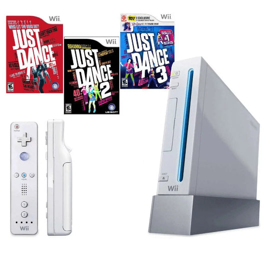 Nintendo Dance Bundle Wii Used Just 2 3 1 Console