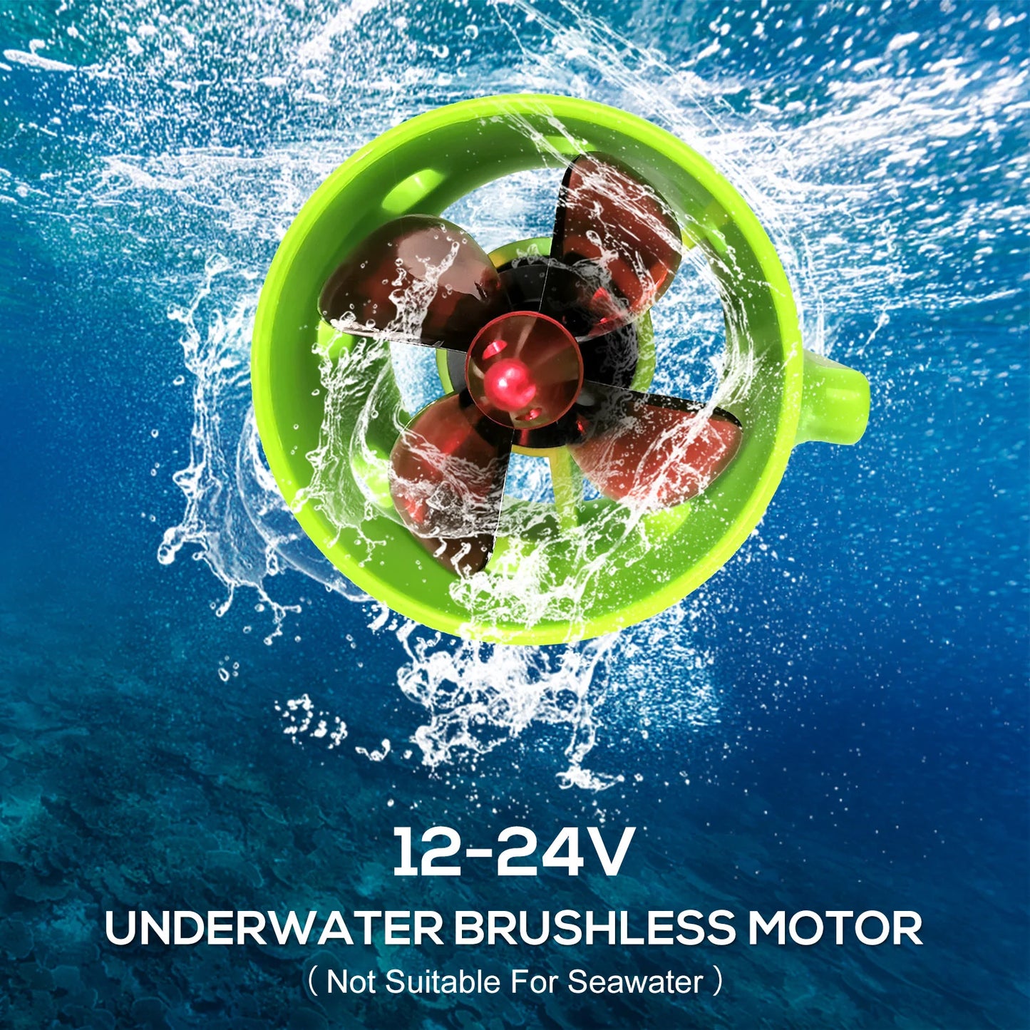 1000KV Aibecy Electric Propellers Specific Brushless Waterproof Bait Ship for Drive Included Underwater Boat 4-Blade Nest Motor