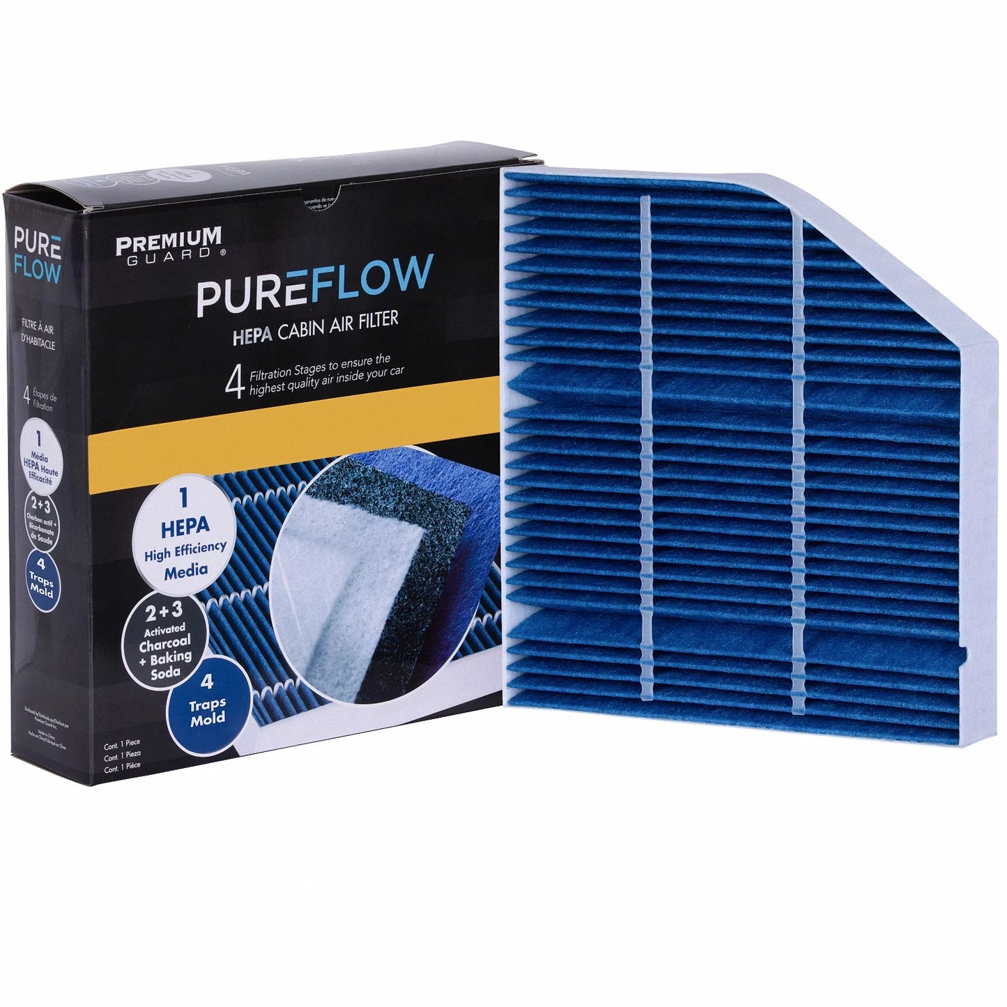 2017-18 GLS450, Filter 2015-21 Air C300, PC99241HX 2016-22 C400, E300, Cabin C43 GLE350, GLC43 2017-22 | Mercedes-Benz 2020-22 PureFlow GLE580, HEPA GLC300, GLE450, Fits AMG 2017-22 2020-22 AMG,