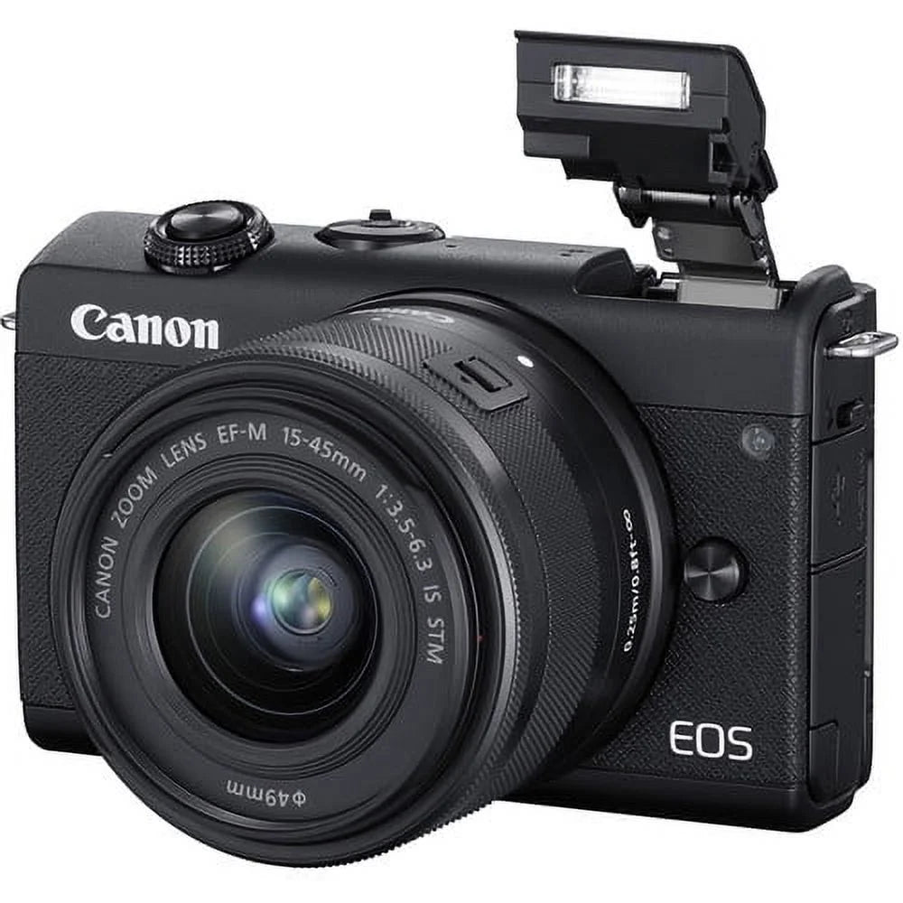 Mirrorless with Camera Digital Lens + 15-45mm Canon More M200 (3699C009) EOS