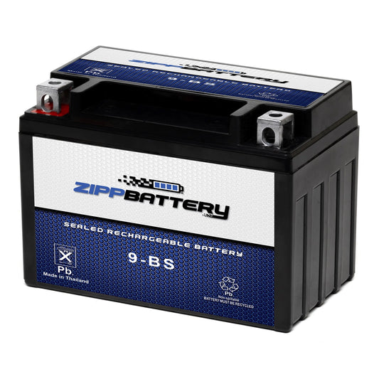 12 (9-BS Ch150 Volt,8 Elite 120 85'-86' Ah, Zipp Scooter for CCA) Honda Battery YTX9-BS Battery 150cc