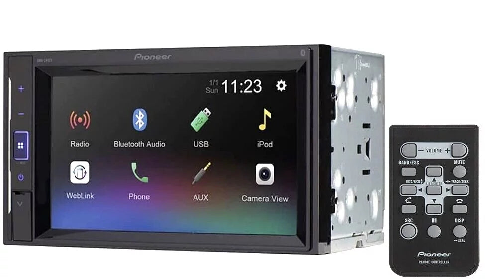 + License Camera Backup Backup with License Receiver Bluetooth Pioneer with Receiver Digital Media Plate Touchscreen Media + DMH-241EX Digital Plate Bluetooth CameraPioneer DMH-241EX Touchscreen