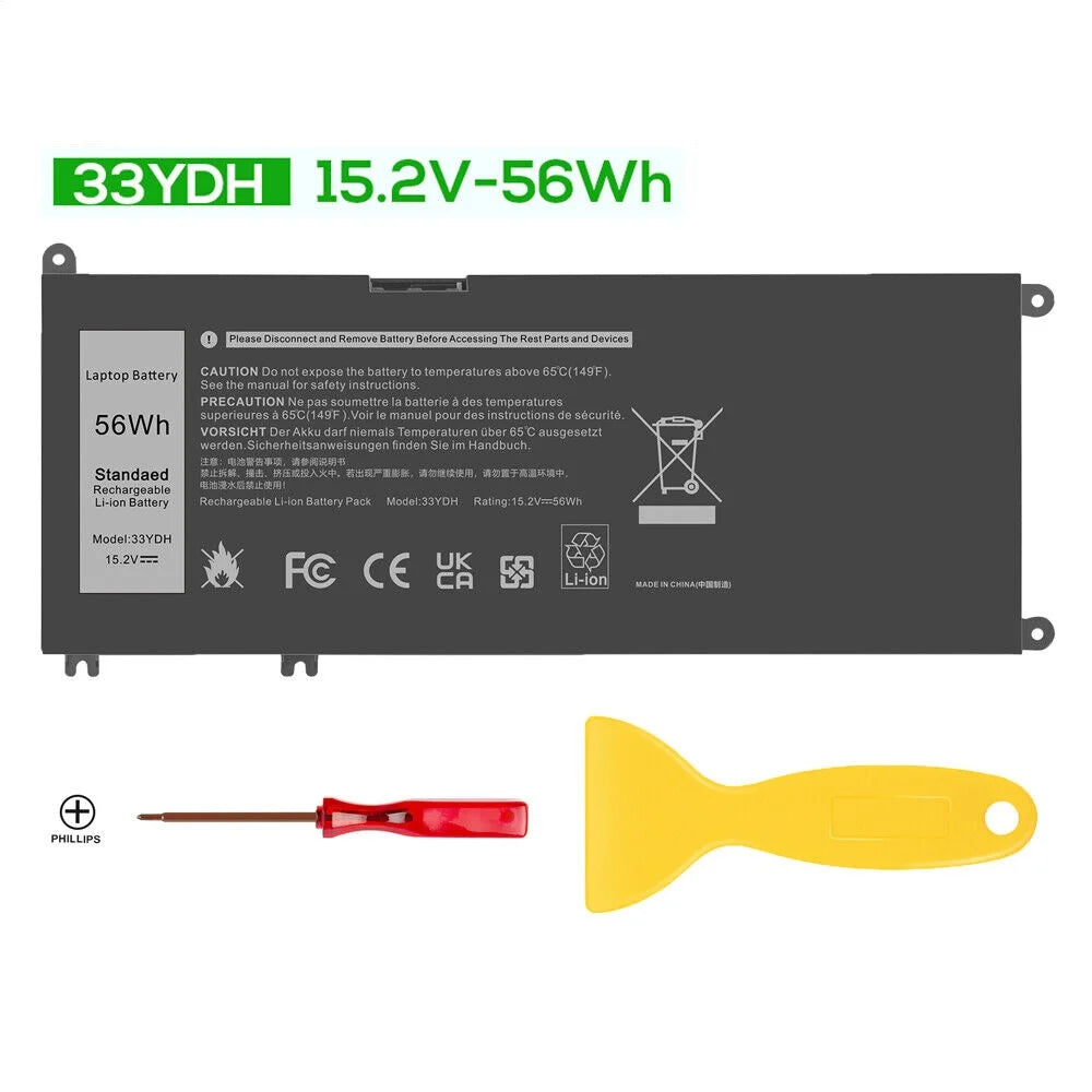 33YDH Series Battery 15 G7 7588 56WH Dell Laptop For