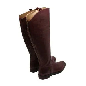 US) Padded Womens Burgundy Stitch Franco Detailing Heel(Size 9 Almond Toe Block Meyer Sarto