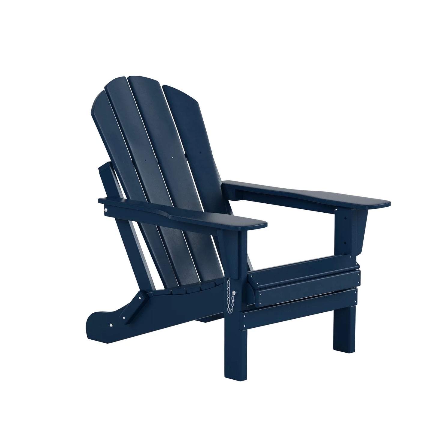 PLATINUM Outdoor Chairs 4), of Poly Patio (Set Navy Classic Adirondack Blue EXTRA Folding