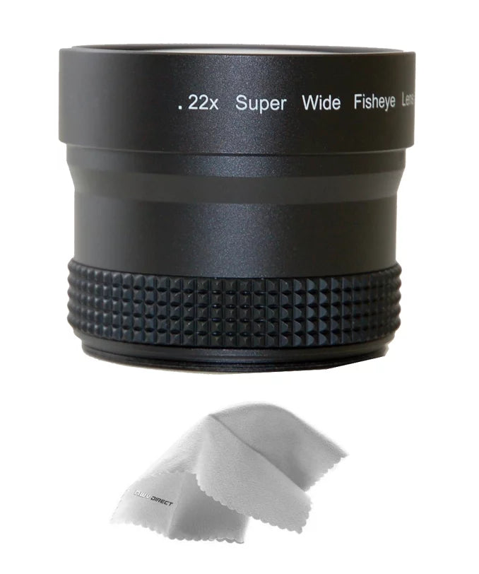 Lens Direct + 0.21x-0.22x High Cloth Fish-Eye P610 Nikon Cleaning Grade Micro Nwv Fiber Coolpix