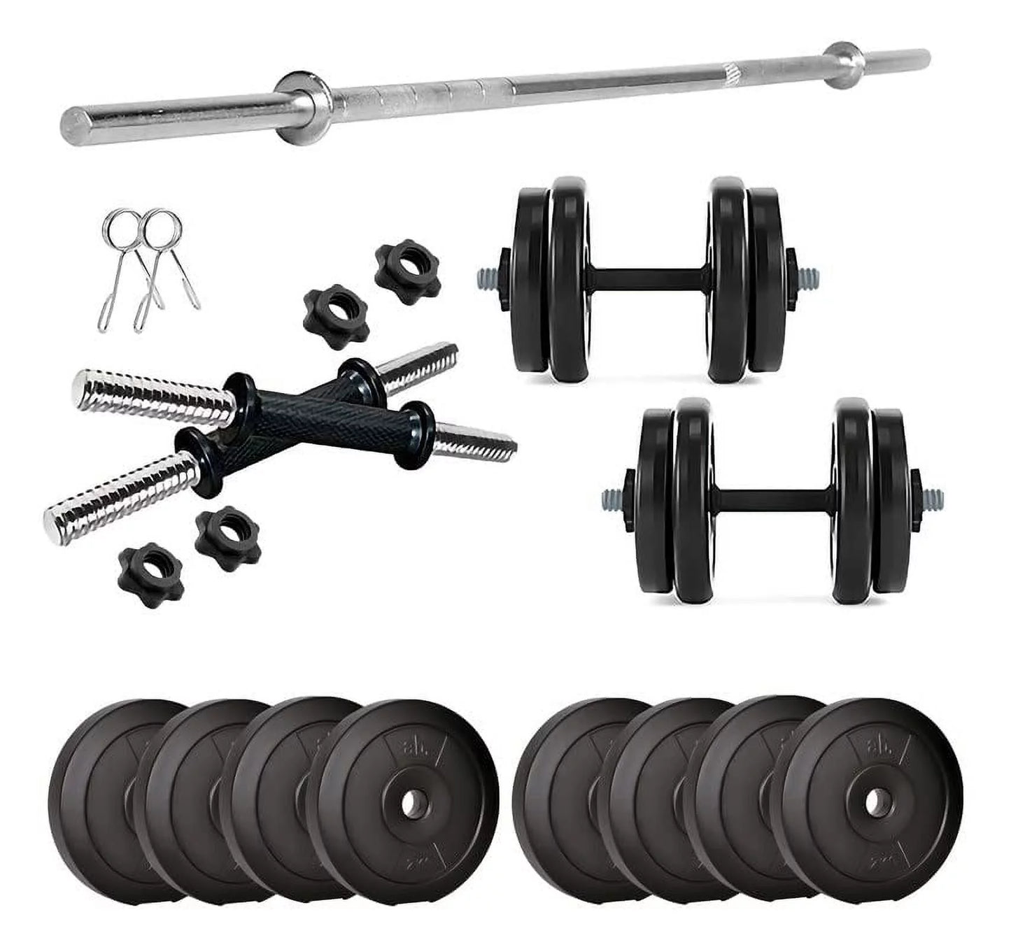 Dumbbell One Kg Pair 4 and Gym Rods Gym 16 anythingbasic. with Set Ft Rods Home PVC