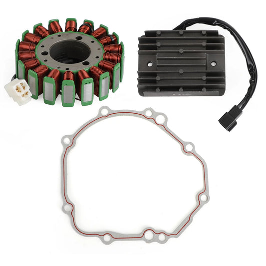 Rectifier+Gasket Magneto Suzuki GSXR1000 Stator+Regulator GSX-R1000 For 03-04