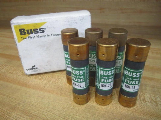 NON-35 Buss 6 Pack of N0N-35 Fuse Bussmann