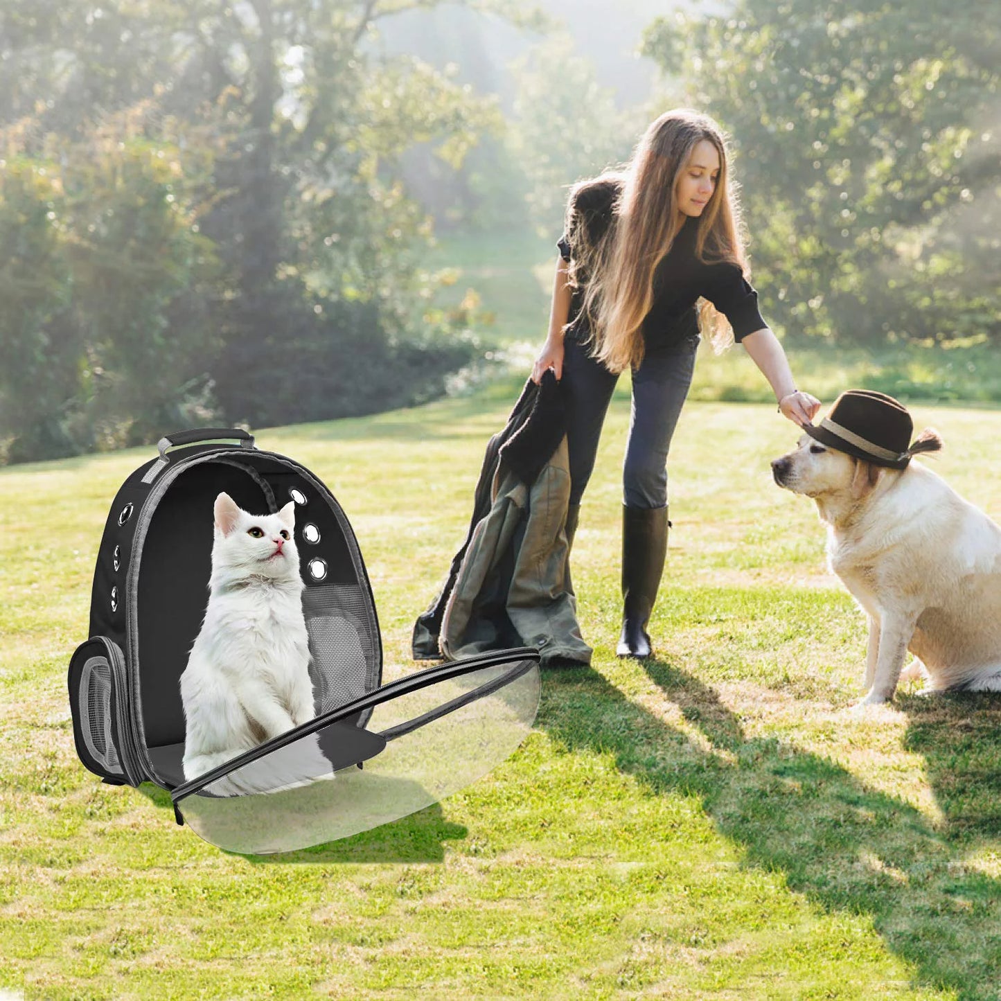 Outdoor Hiking, for for Pet Carrier Puppies,Designed Travel, and and Bubble Cats Backpack,Airline-Approved Adventures