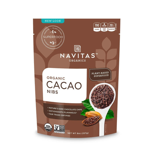 Navitas Cacao Ounce Nibs, 8 Organic