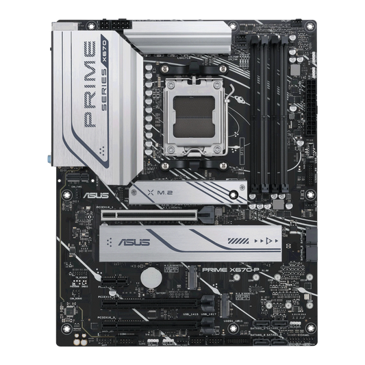 and ATX ASUS Header, (LGA AM5 Prime Ethernet) (DDR5, Motherboard Ryzen 3.2 2x2 X670-P Socket USB 7000 2.5Gb 1718) USB4 Gen Slots, 3xM.2 Type-C,