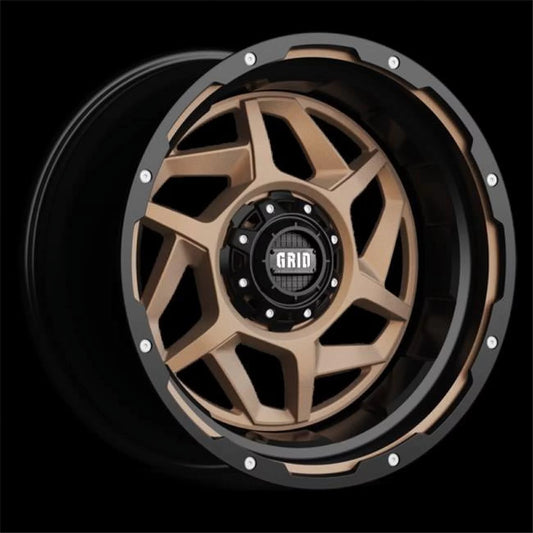 Bronze 125.5 Gloss Black 9 D17987R25 x 14 CB - in. 8 - & x Wheels 170R Lip GD14 17