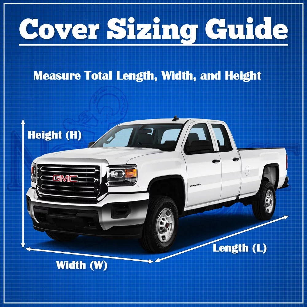 Length - Pickup NEH Superior x to Truck 20' Breathable Trucks 60") Waterproof (249" 70" Gray Standard Indoor Pickup with up Bed - Cab, Extended Cover All Outdoor x Weather Fits - 9"