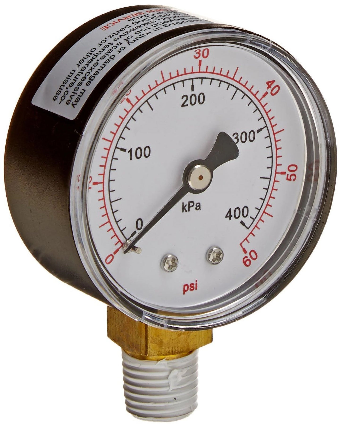 Pentair Pressure Sta-Rite 15060-0000T Gauge