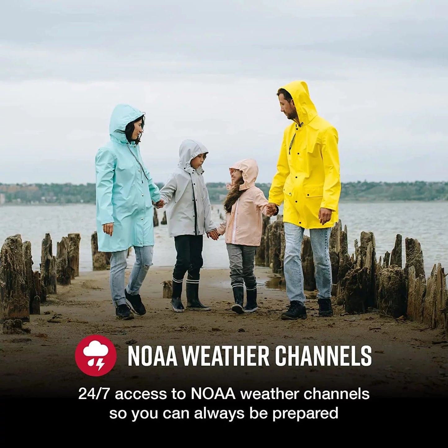 Range Reception Cobra Talkies NOAA Waterproof Surveillance Two-Way (1-Pack) 22 Weather Mile Emergency Radios Channels to Channels Certified IP67 Walkie Ultra-Clear Up UHF/FM Headset With 40 CXT1095