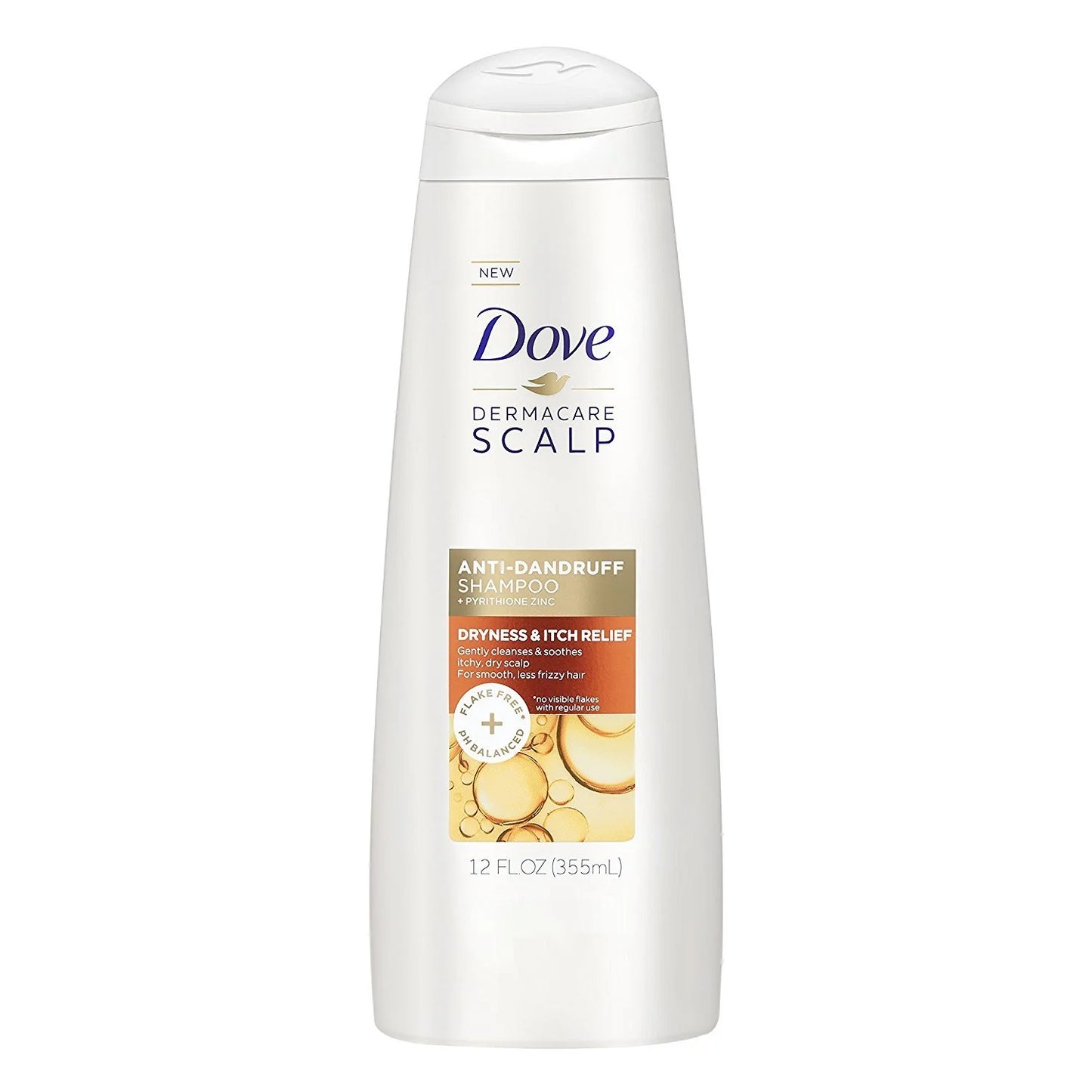 2) Fl Dermacare Of - Dove Oz Itch - Anti-Dandruff Dryness Shampoo Relief (Pack & 12 Scalp -