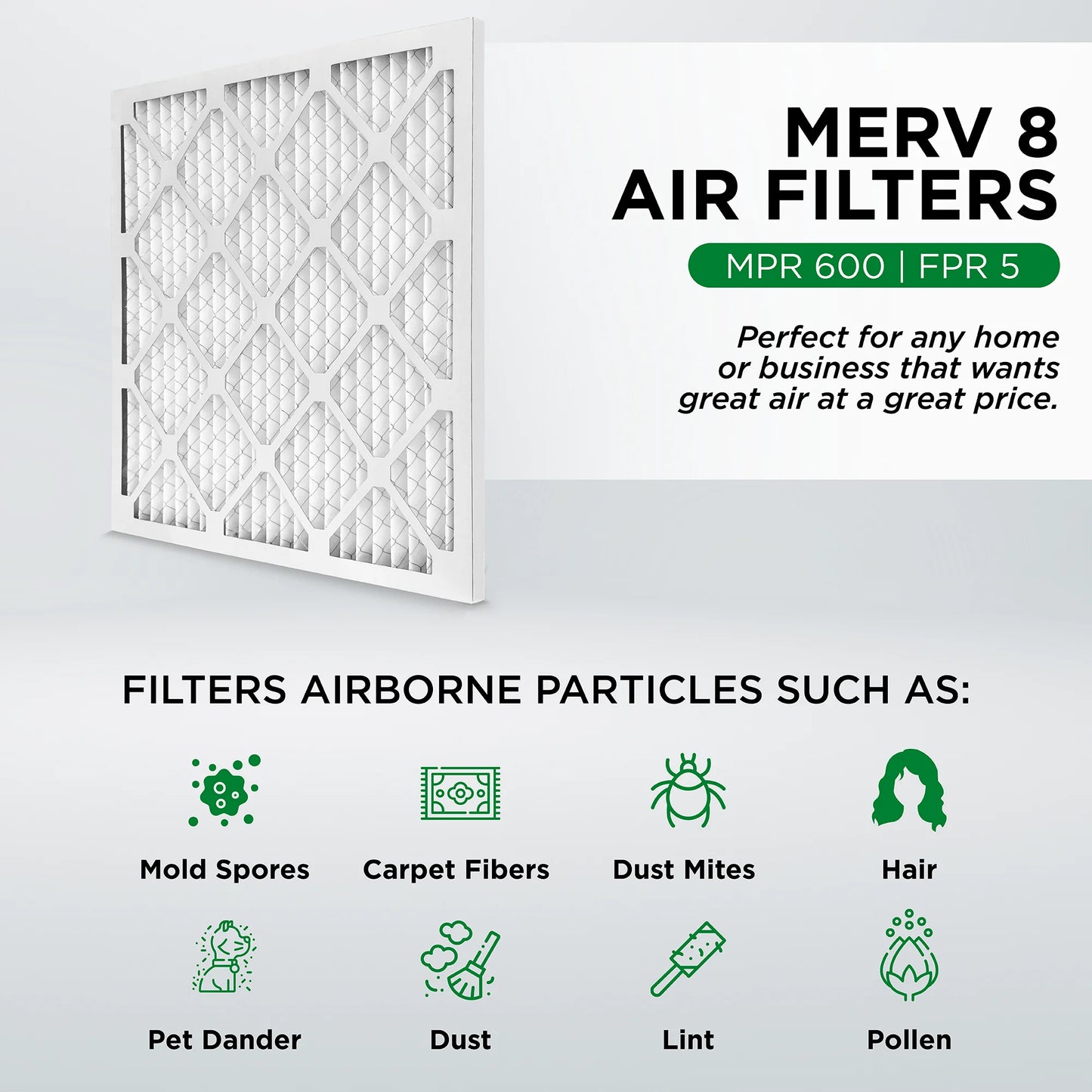 MERV AC x 13.75 0.75 14x24x1 Air Size: Pamlico Furnace Air Filters. Pleated Quantity x Inches) 8 (Actual 23.75 6.