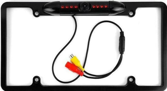 KW-M856BW Backup License KWM856BW for Plate JVC Frame Rearview Camera Black