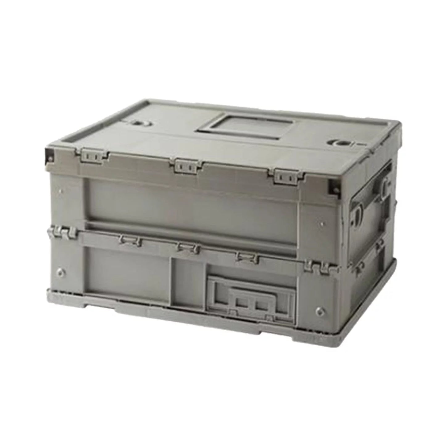 Trunk Storage Bins Organizers Storage Versatile Multifunctional Containers Gray Box Crate Storage Collapsible Green, 41x29.5x22cm