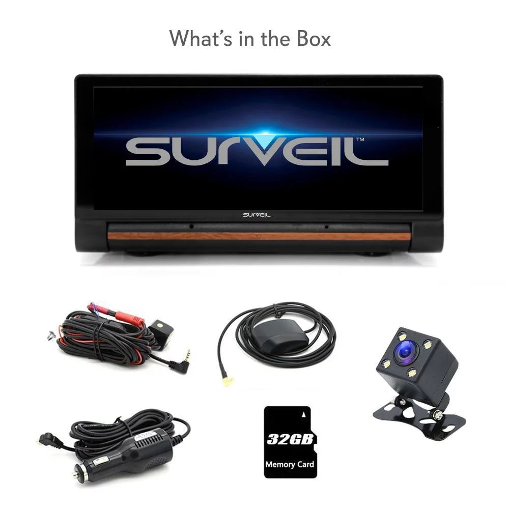 Display GPS Cam and DVR Dash 7" Android w/ Surveil Wireless Camera Pyle Backup