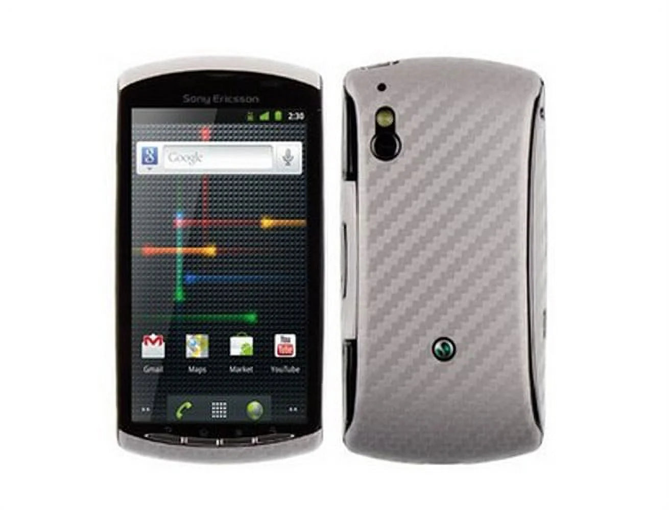 Cover Play Carbon Protector Skinomi for Screen Fiber + Skin Film Xperia