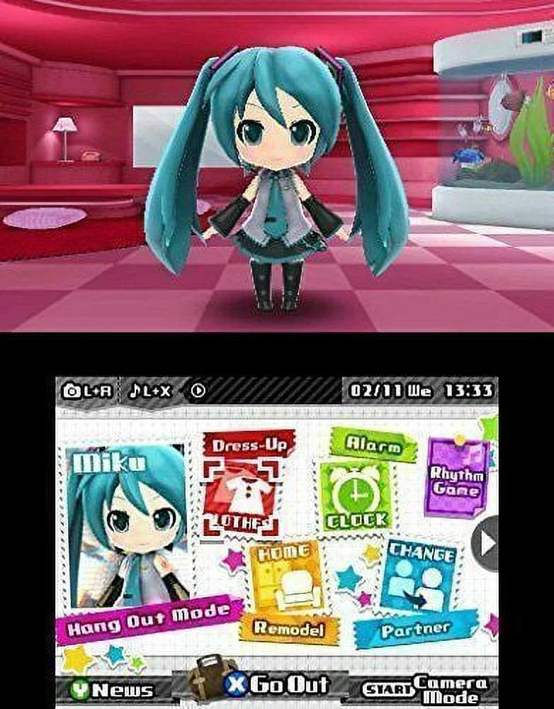 Nintendo Hatsune Mirai DX - Miku: Project SEGA 3DS Rhythm Anime] Action NEW [2DS