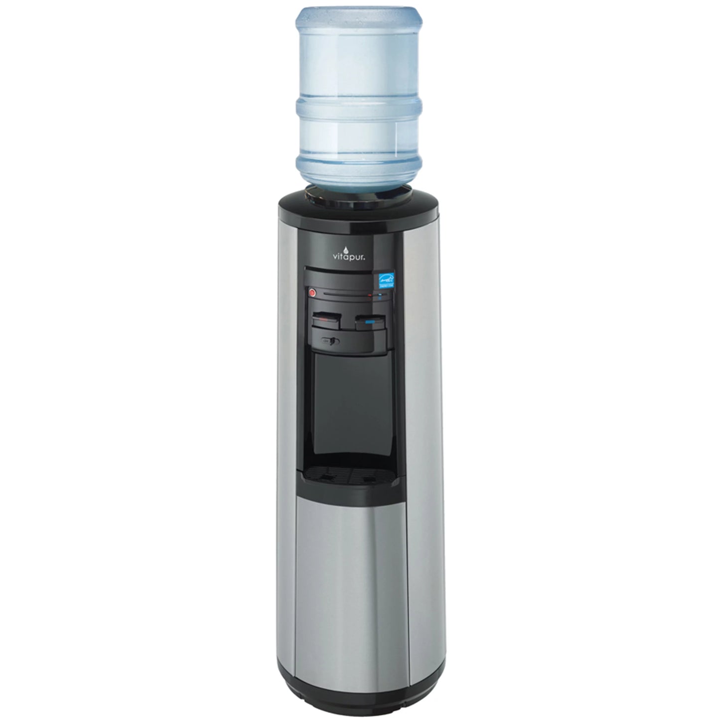 and Water Stainless (Hot, Cold) Vitapur Top Load Room Steel Dispenser