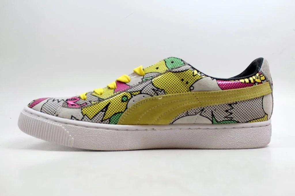 MULTI SHOES BASKET DOPE COMICS SIZE PUMA PRINT 10 SNEAKER 68 COLOR LOW MEN NEW