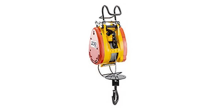 Winch 1 Overhead Length Phase Capacity Electric Electric Rope Remote VEVOR with 507lbs 110 with Crane 230kg Pulley Trolley System Wire Volts Electric Steel Hoist Lift Control 98ft/30m