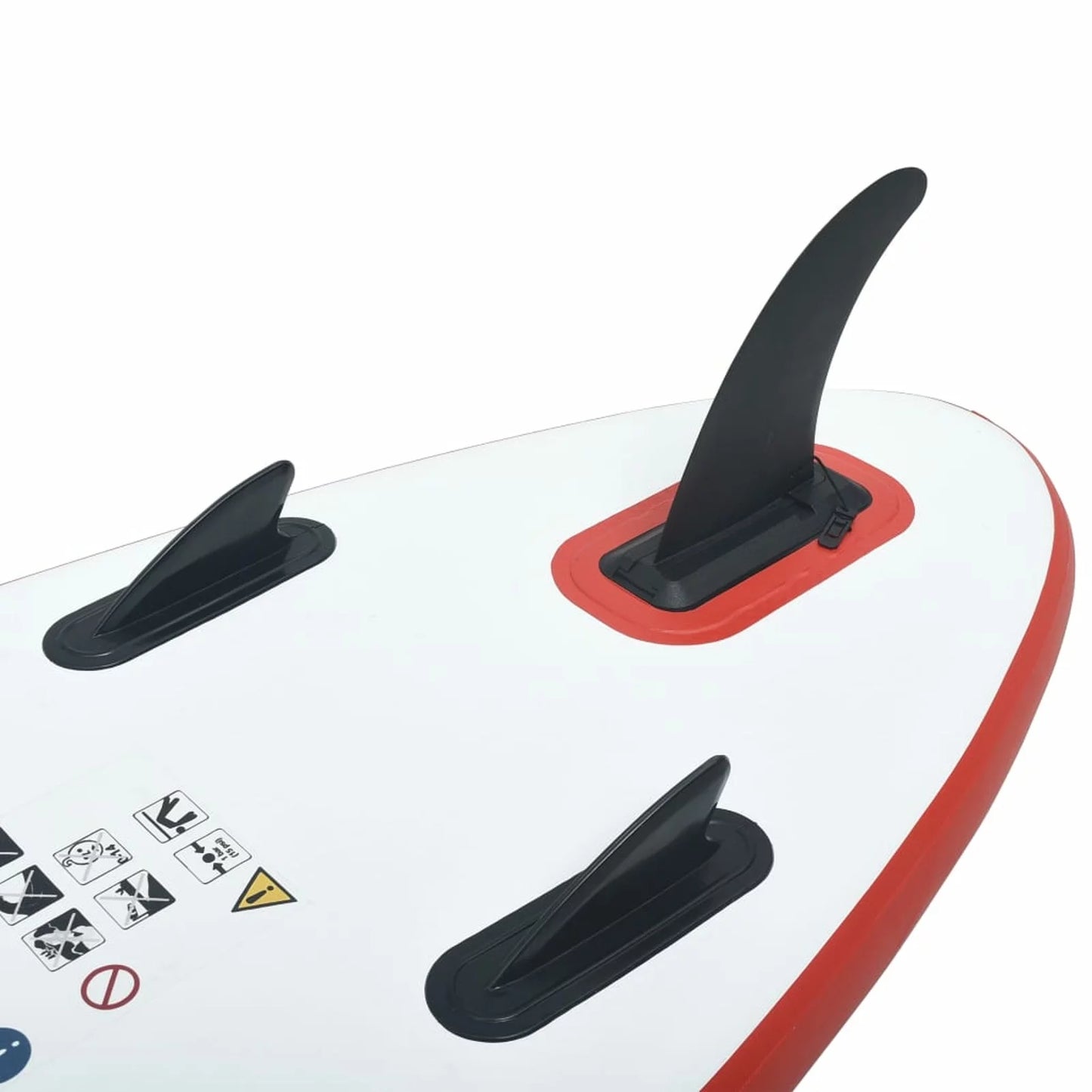 Board and Red Set Paddle White Surfboard Inflatable