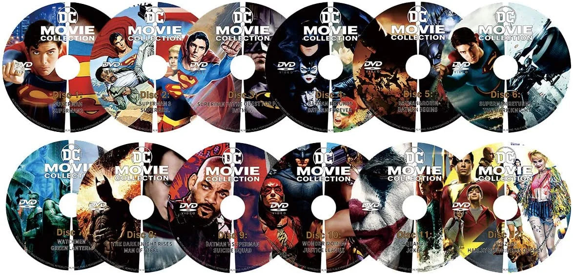 Movie (DVD) Collection DC 24 Comics Film