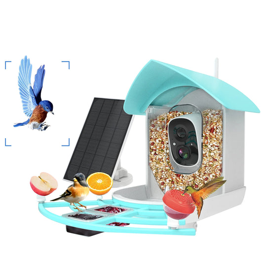 With AppAi Feeder Camera Camera Smart CameraVideo Feeder Pir Vico Powered Species Wifi With Surveillance Wireless Camera Andoer Ai Camera Deterrent Ai Solar 1080p Squirrel camera,Feeder