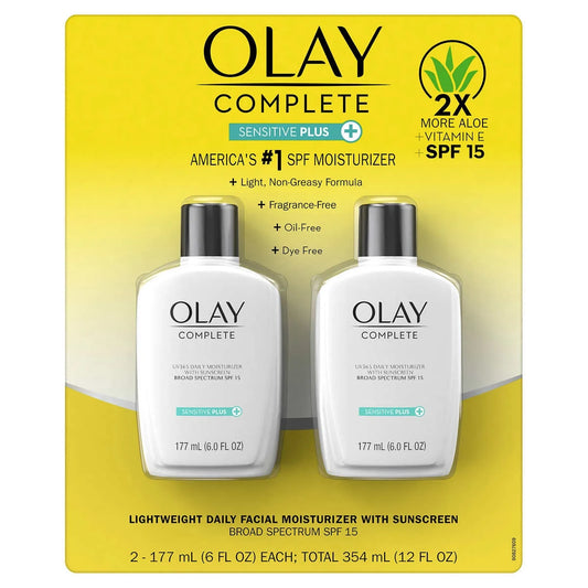 oz, Olay 15, 2 Sensitive SPF Complete Pack 6 fl