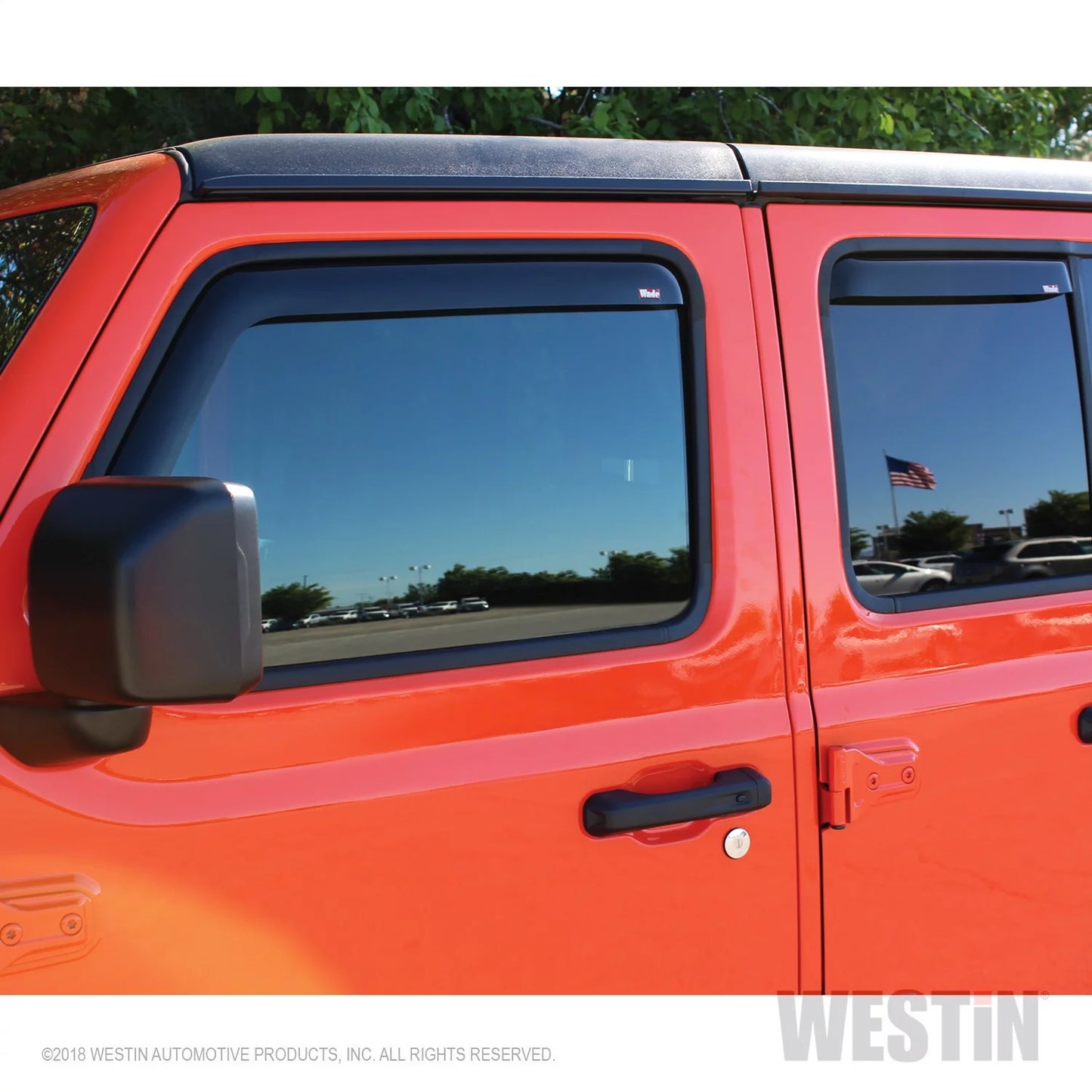 UNLIMITED SPORT, UNLIMITED WRANGLER select: In-Channel (JL) Wind Fits Westin JEEP Wrangler JEEP Fits 18-23 2021 WRANGLER 72-51499 SAHARA 2018-2019 Deflector