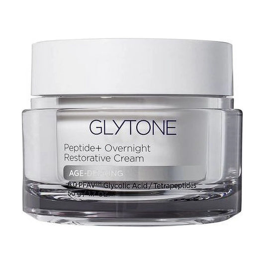 Cream, Age-Defying fl Dermatologist-Tested, Glytone 1.7 Fragrance-Free, Paraben-Free, Peptide+ Restorative oz Overnight