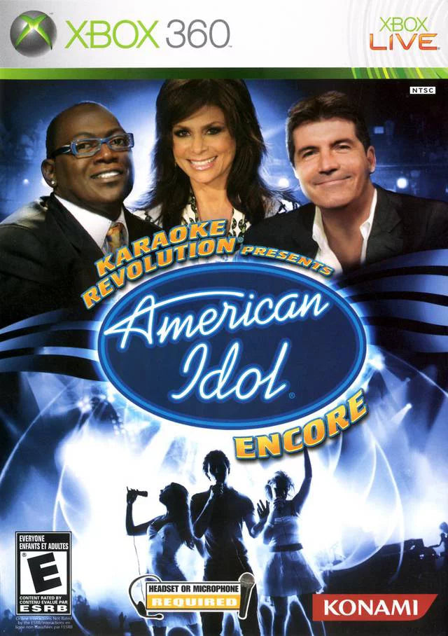 - Karaoke Revolution 360 Presents Idol Xbox American Encore