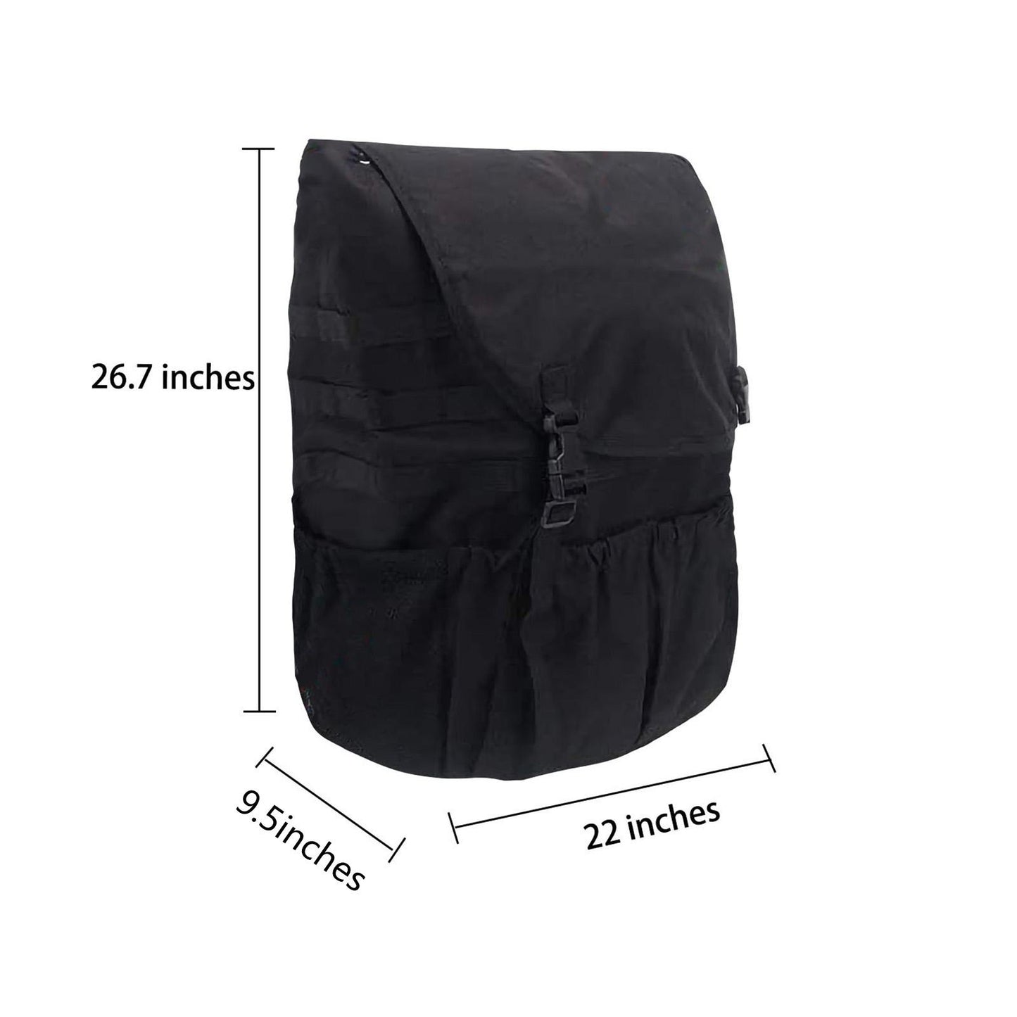 Cargo Backpack SUV Organizer for Spare Bag Bag UTV Equipment Capacity Storage Large Trash Car Tire Holder