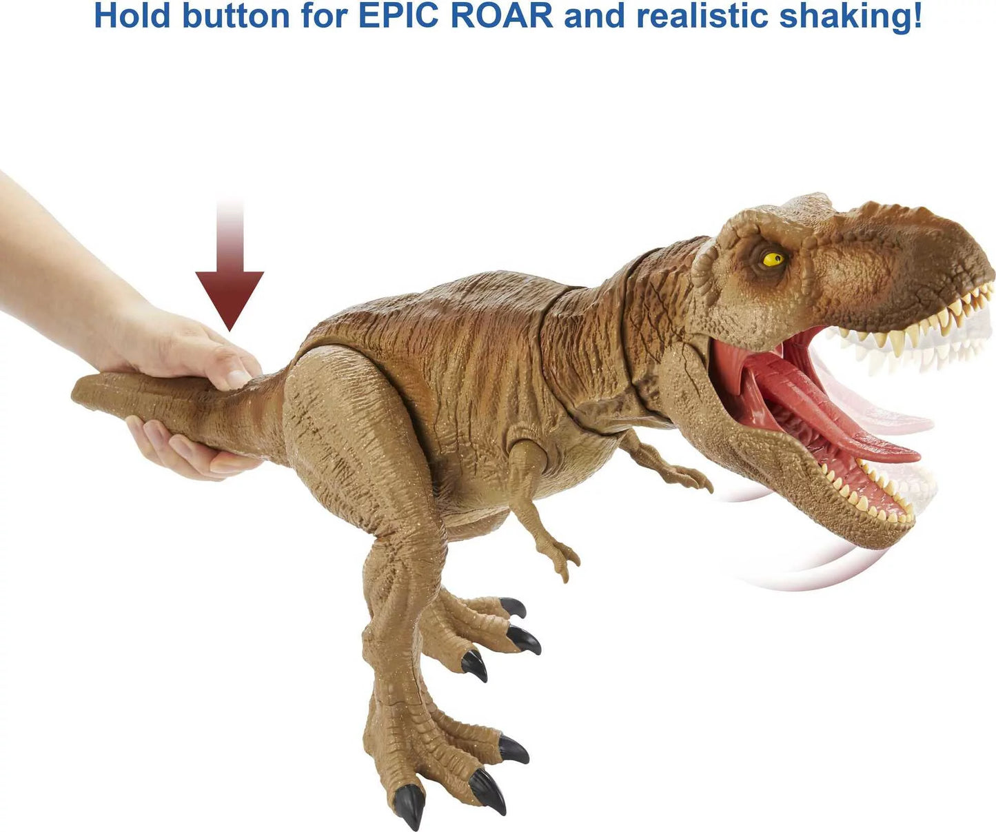 Tyrannosaurus Jurassic Years Figure World Action Up for & Large Ages Rex Roarin’ 4 Epic