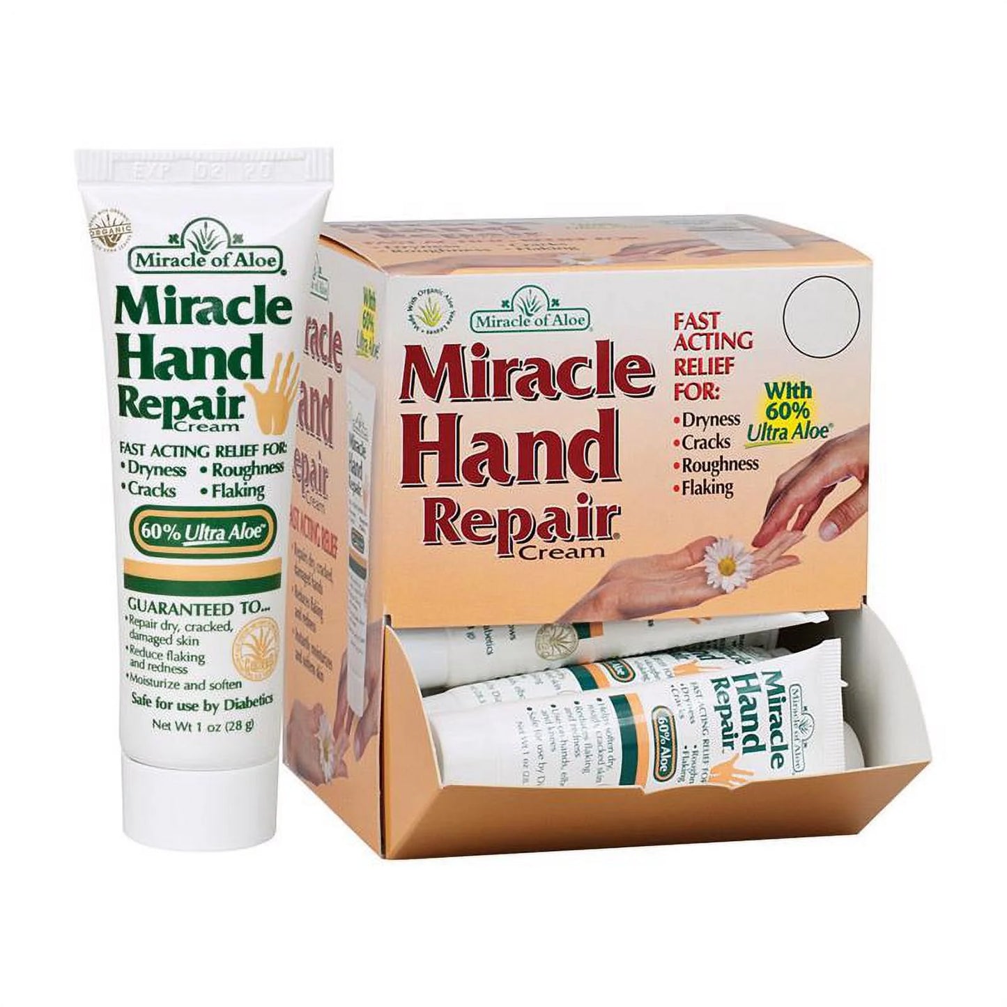 1-oz. - Repair Hand Aloe of 60% 12 Aloe, Cream, 42391 Quantity Miracle