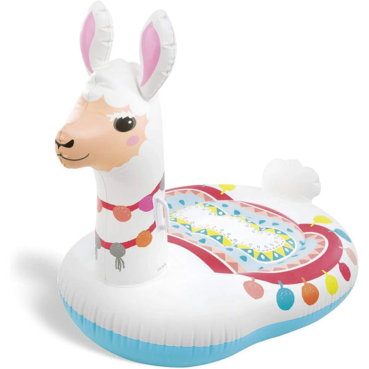 Llama Ride-On Pool Handles, Ages with Float Intex 14+ Cute