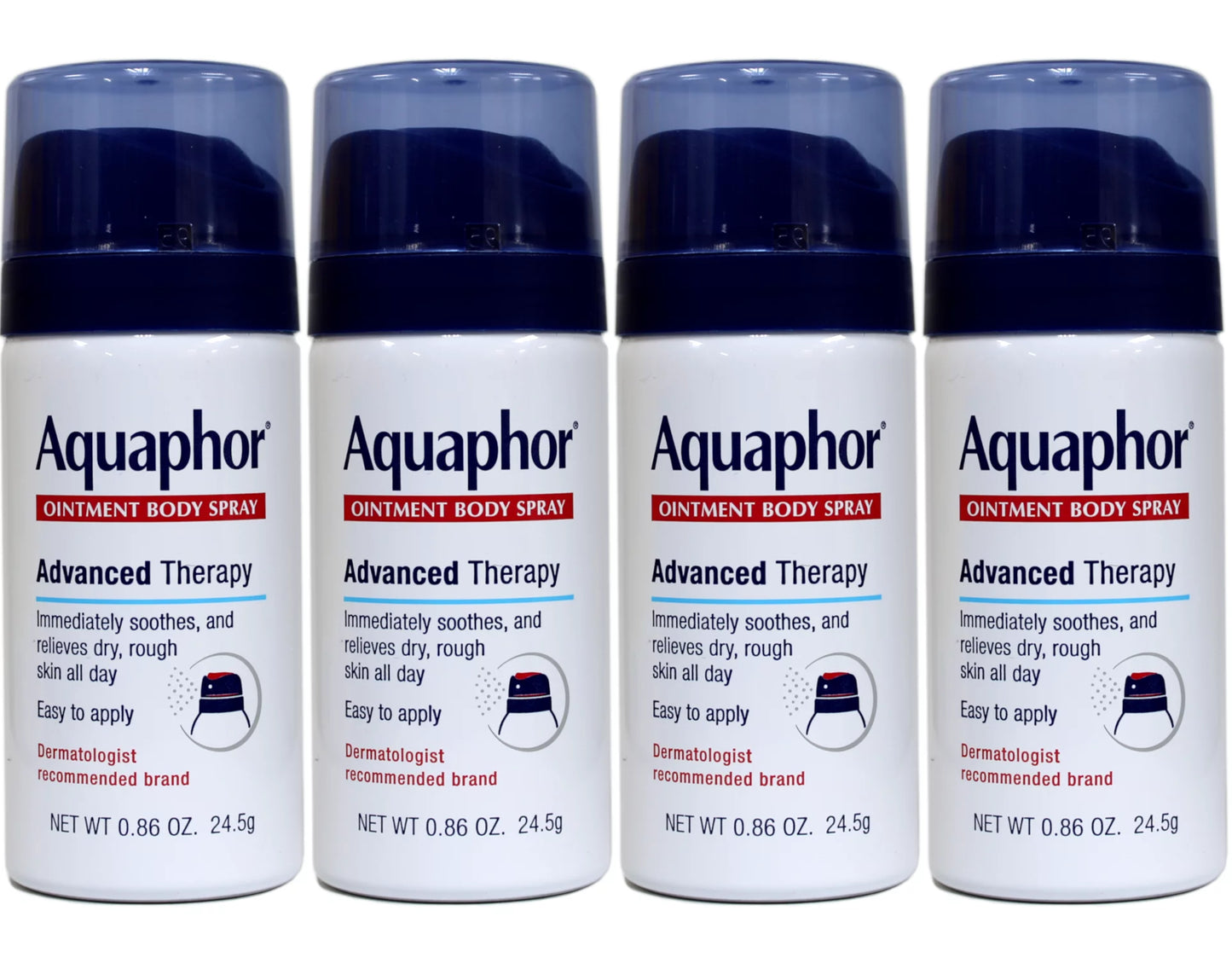 4 0.86 Therapy Travel of Aquaphor Body Size oz Advanced Ointment Pack Spray