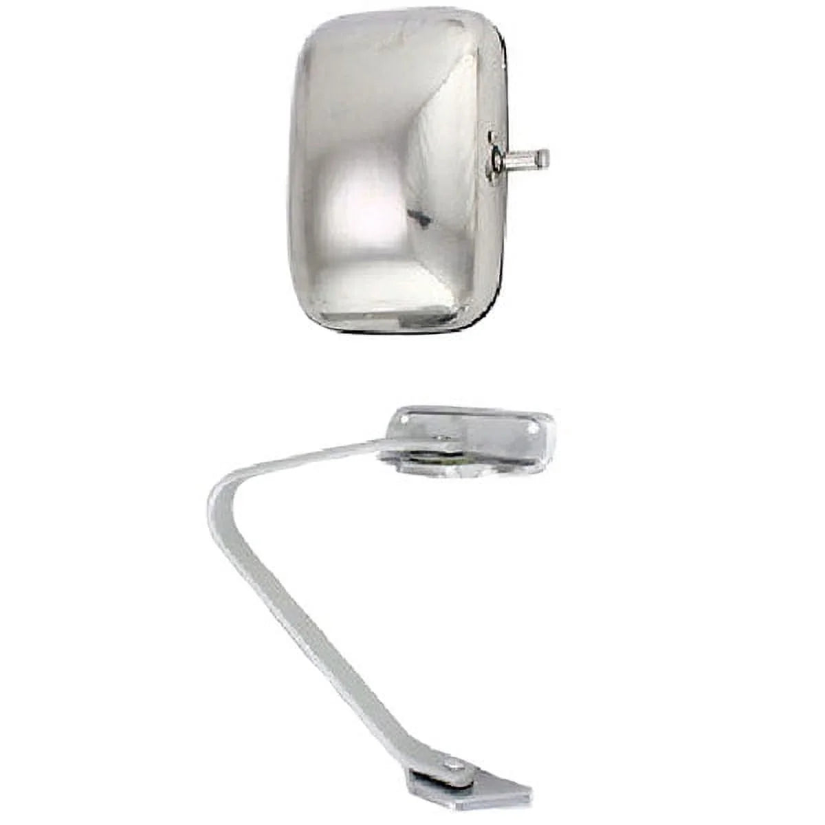 Rear Mirror Truck Right Side Chrome Pickup Lock View Swing F-Series For RH 87-91