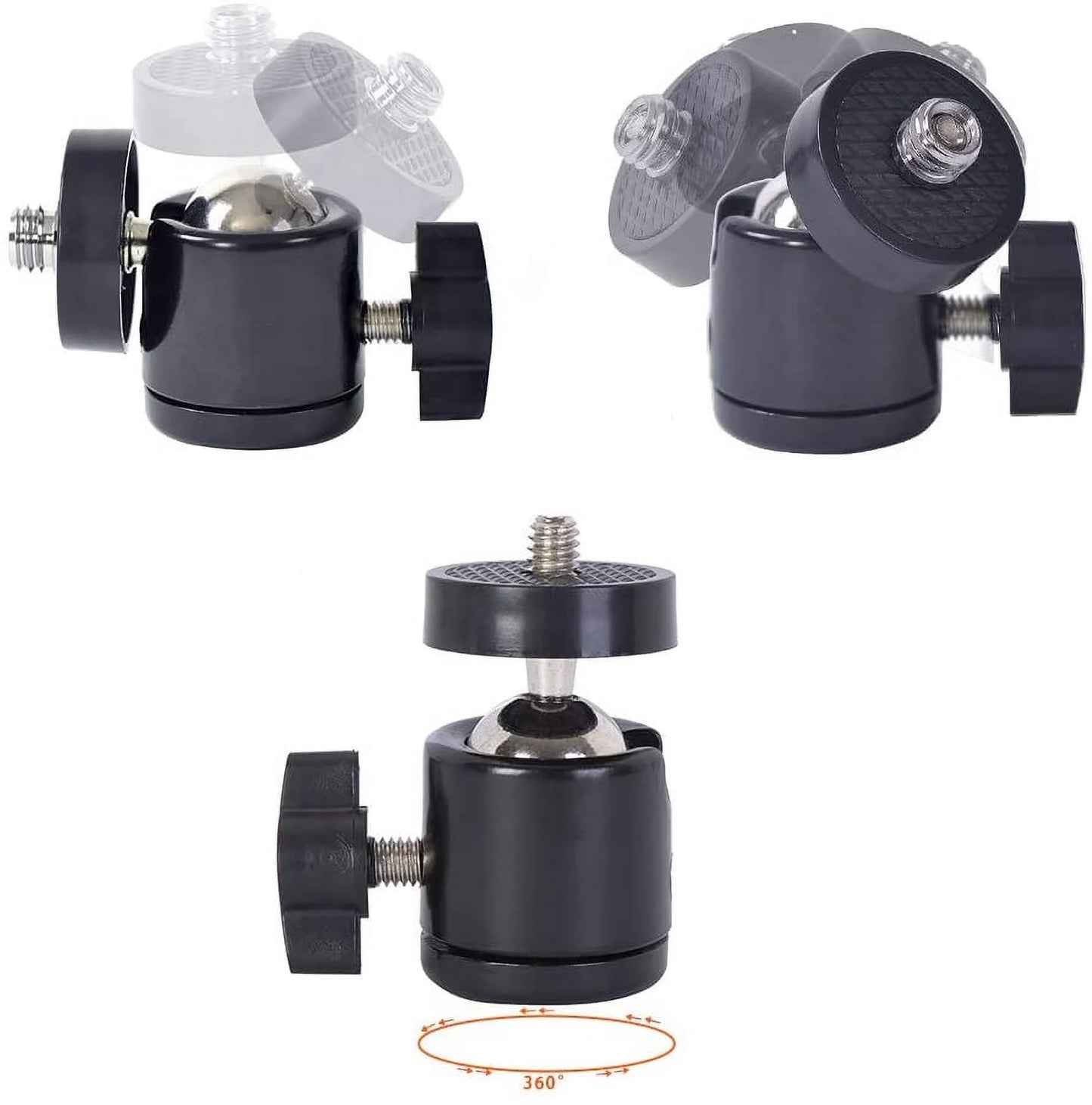 Mount, Camera 360° Kit w/ Mounting 6" Pump Cup Professional Vehicle Panorama Suction Car Vacuum Camcorder Holder